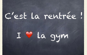 C'est la rentrée !!